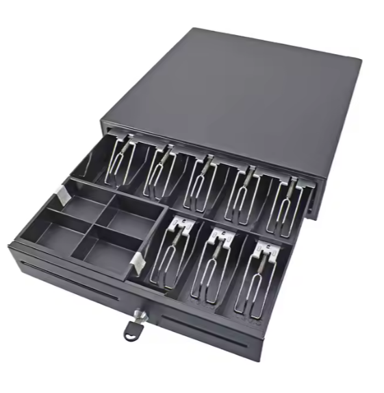 CAJA DE EFECTIVO 8 DEP DE BILLETES Y 4 DE MONEDAS